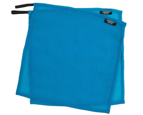 Lunatec® Self-Cleaning Washcloth. A Camping & Travel Essential. Quick Drying, Light Exfoliator, Odor-Free & Lathers Great. (Blue 2pack) - Image 1