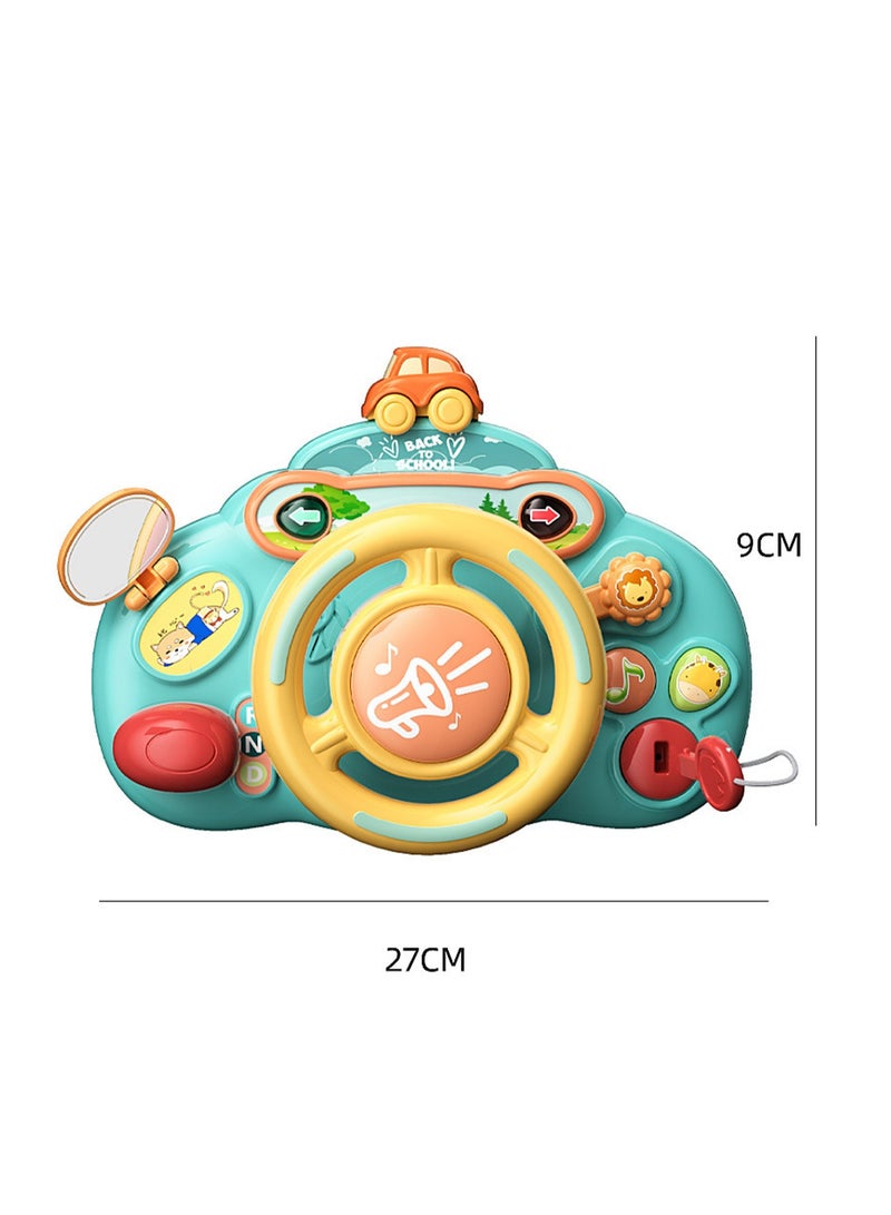 Baby Toys Electric Music Steering Wheel Simulation Toys Baby Car Seat Toys and Stroller Toys 18 Months Old Boys Girls Gift Learning Toys - Image 2
