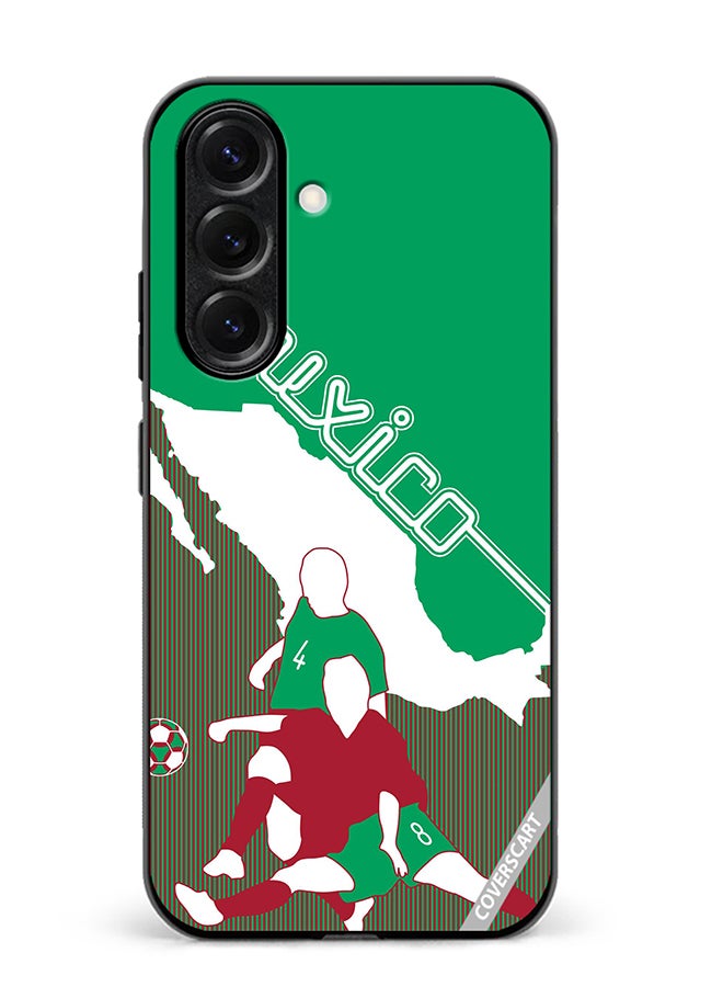 VR CREATIVE Protective Case Cover For Samsung Galaxy S25 Mexico Football Soccer Players Design Multicolour