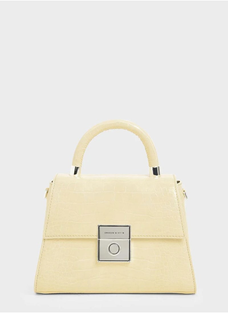 Charles & Keith Charles & Keith Clock Effect Structured Sculpture Bag  - Image 1