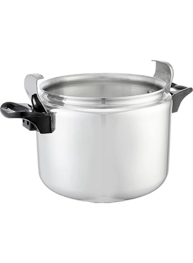 High-quality 13-liter aluminum pressure cooker with a premium mirror finish – energy-efficient rapid cooking pot – advanced safety valve and locking system. - Image 3