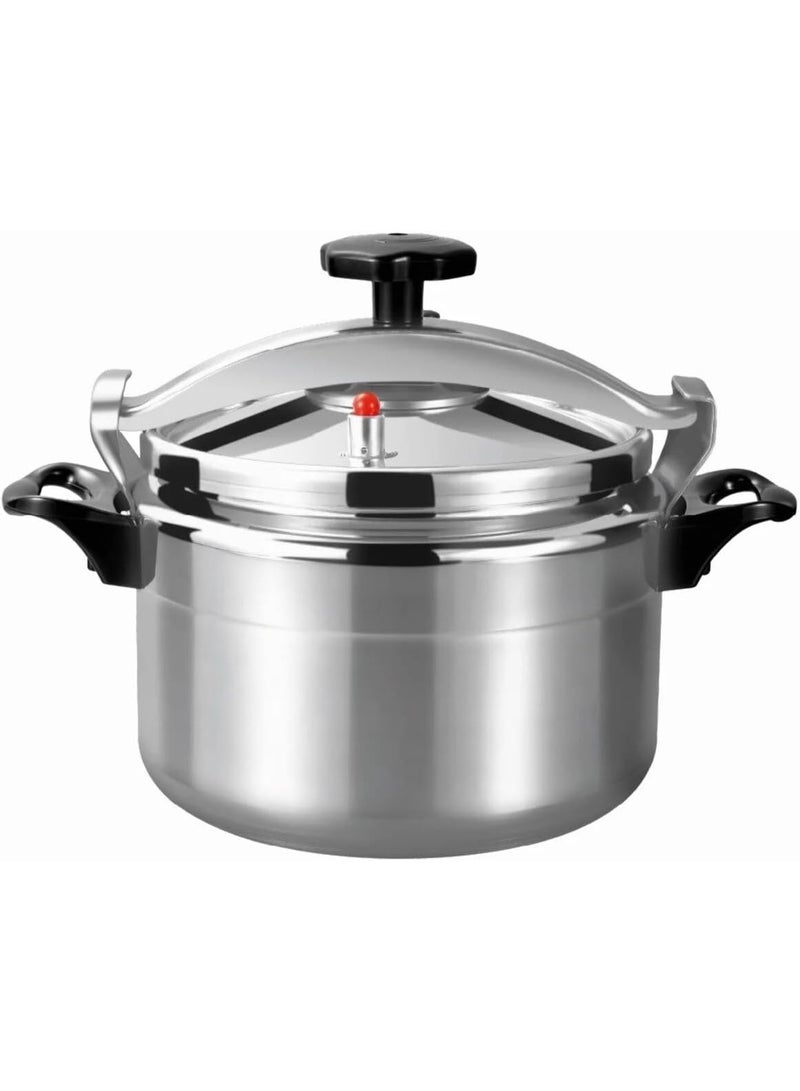High-quality 13-liter aluminum pressure cooker with a premium mirror finish – energy-efficient rapid cooking pot – advanced safety valve and locking system. - Image 2