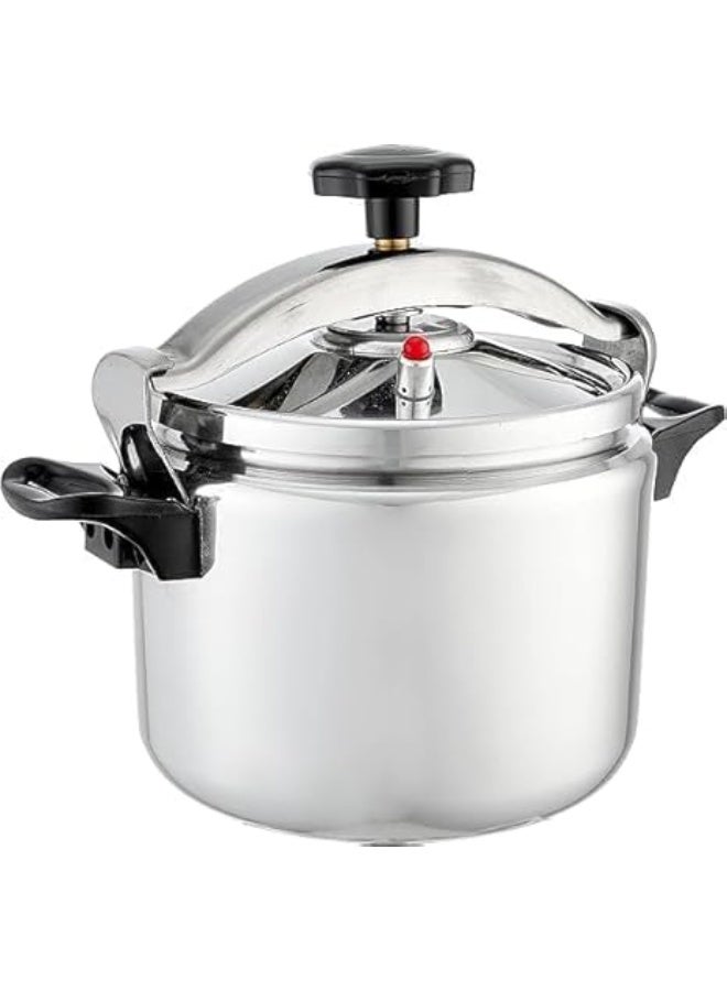 High-quality 13-liter aluminum pressure cooker with a premium mirror finish – energy-efficient rapid cooking pot – advanced safety valve and locking system. - Image 4