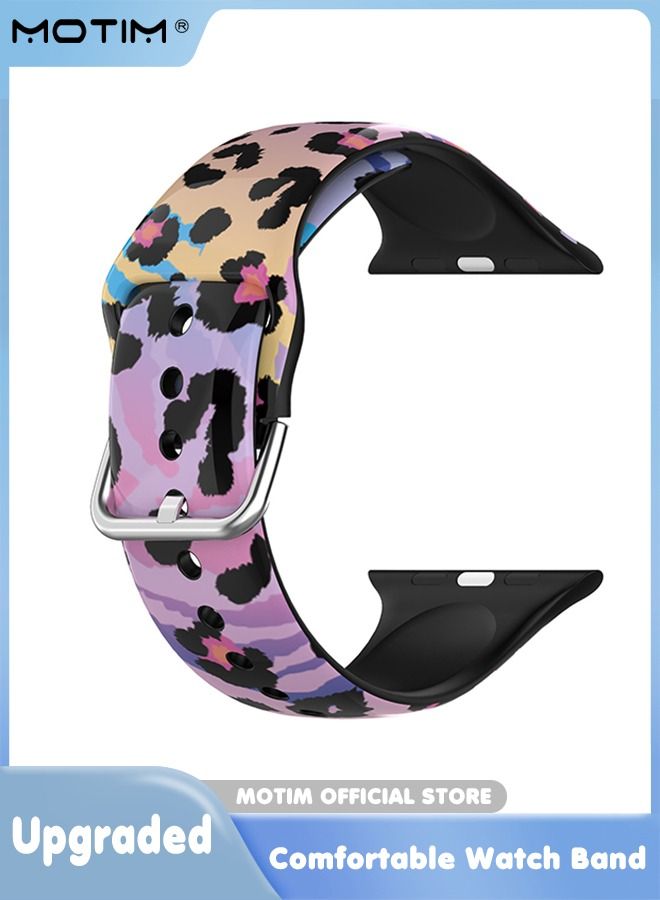 Motim Sport Bands Compatible with Apple Watch Band 38mm 40mm 41mm Waterproof Soft Silicone Replacement Strap Accessories for iWatch SE Series 10/9/8/7/6/5/4/3/2/1  - Image 1