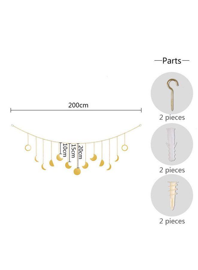 Moon Phase Wall Hanging 13 Moons 78 inch - Image 3
