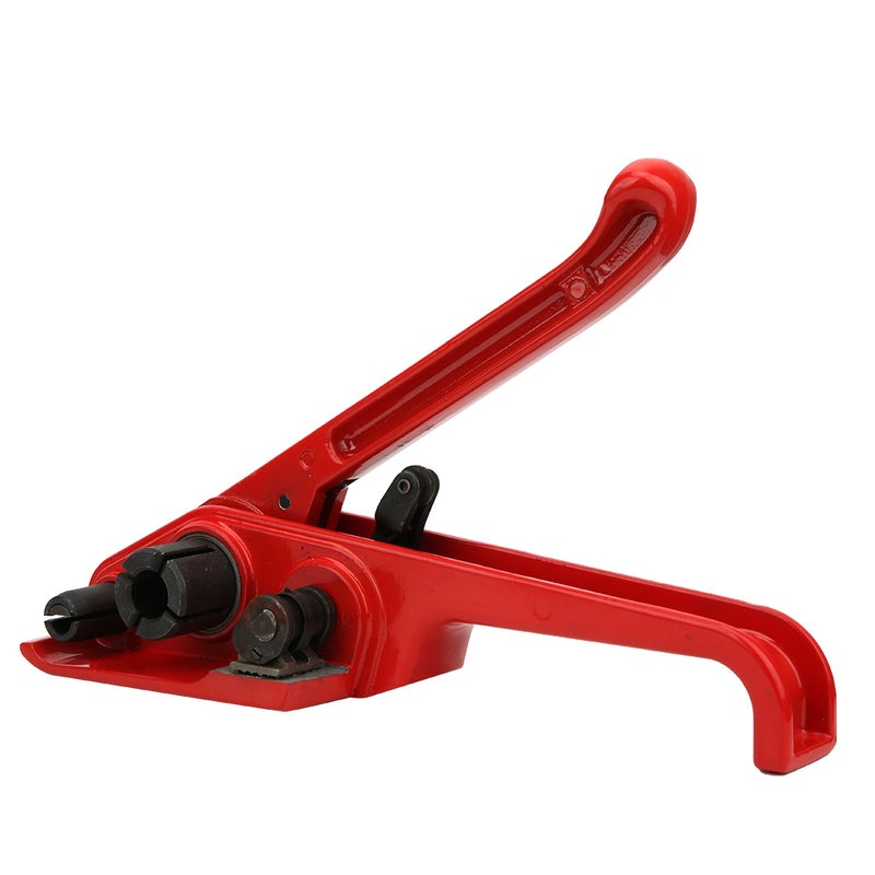 Manual Tape Strapping Tensioner Red Sealless Combination Tool Binding Tool for 16~19mm PET/PP TapeRed - Image 5