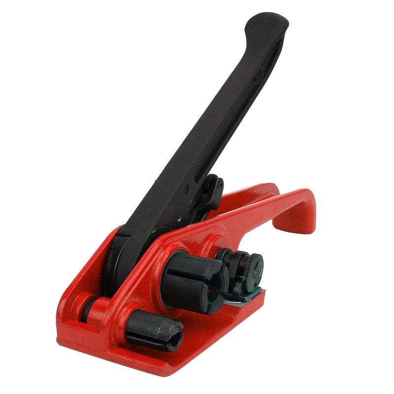 Manual Tape Strapping Tensioner Red Sealless Combination Tool Binding Tool for 16~19mm PET/PP TapeRed - Image 3