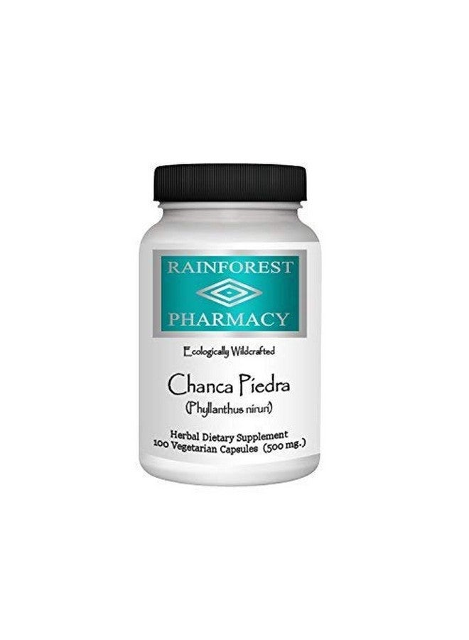 Chanca Piedra Stone Breaker - 100 Vegetarian Capsules, 500 mg | Wildcrafted Whole Herb from The Amazon Rainforest