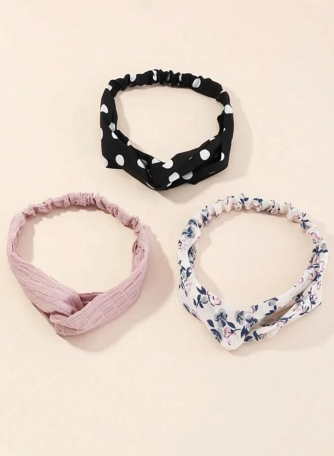 Take Two Pack of 3 - Printed Twisted Headband