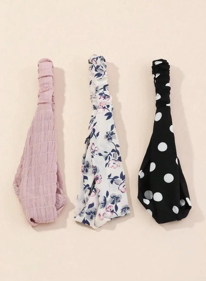 Take Two Pack of 3 - Printed Twisted Headband