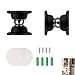 BADAO 2 Pack RV Magnetic Door CatchBlack Storage Door Stopper with Adhesives and Screw KitEasy to Install Door HolderSturdy Doors Stop for RV Must Haves Accessories for CampersTrailerMotor HomesBoat - Image 2