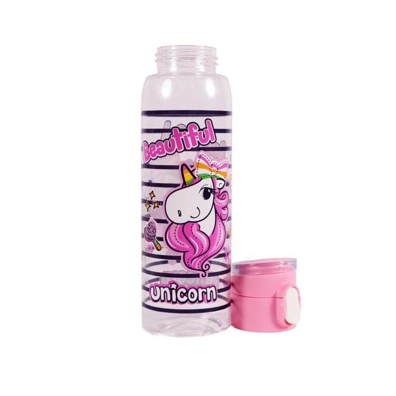 Herevin Water Bottle with Hanger in Special Polybag - 500 ml Capacity, Multicolor, Leak-Proof, BPA-Free, Made in Turkey (School, Gym, Sports, Outdoors), Pink - Image 4