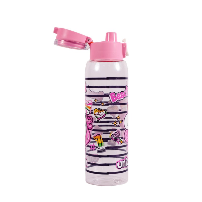 Herevin Water Bottle with Hanger in Special Polybag - 500 ml Capacity, Multicolor, Leak-Proof, BPA-Free, Made in Turkey (School, Gym, Sports, Outdoors), Pink - Image 3