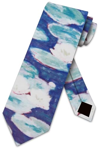 Three Rooker Water Lillies Ties Art Tie Monet Neckties - Image 1