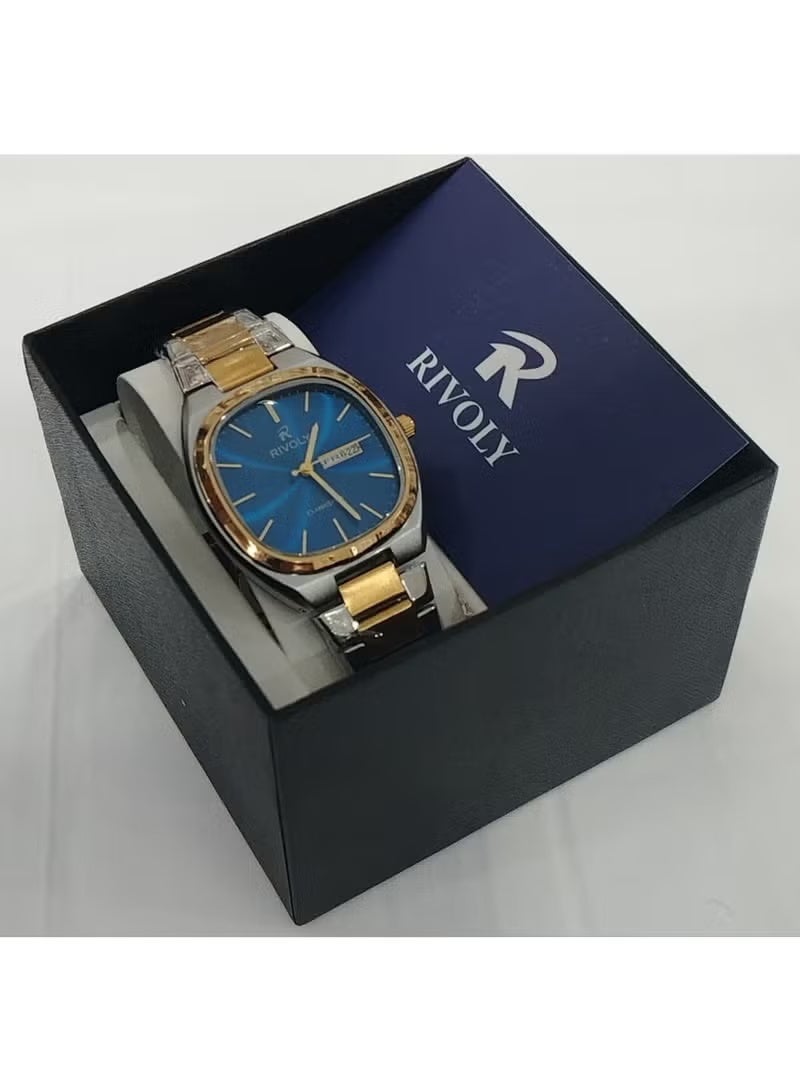 ريفولي ساعة ريفولي الرجالية، أناقة وجودة عالية، إصدار جديد، ستانلس ستيل