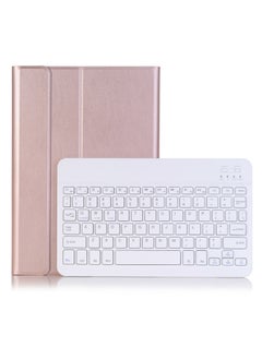 For Samsung TabS9FE11 Inch 2023 Protective Cover Wonderful Control Magnetic Suction Colorful Backlit Bluetooth Keyboard Soft Shell-Color:Rose Gold-Bluetooth Keyboard-Product Type:Samsung Tab S9 11 Inch 2023