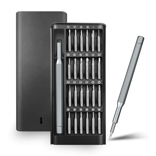 Silbingan 24-in-1 Professional Precision Magnetic Screwdriver Set, Small Screw Driver Set Kit for Fixing Electronics, Mini Tool Kits for Computer Repair, Phone, Watch, Laptop, PCs, Eyeglass- Alloy Tool Steel - Image 1