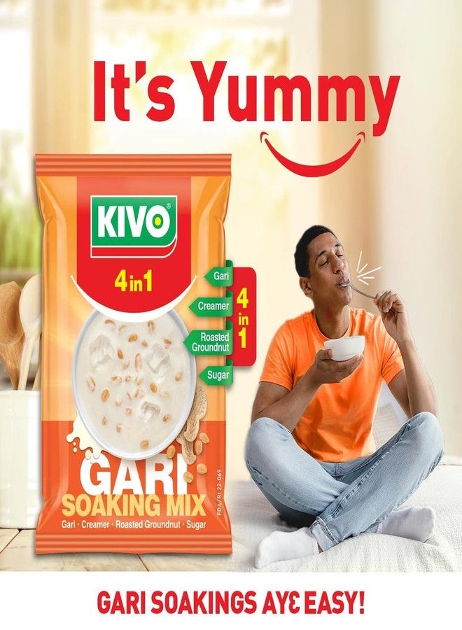 مزيج نقع غاري 4 في 1 من KIVO، 125 غرام، عبوة من 10 قطع - Image 2