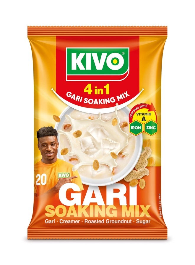 مزيج نقع غاري 4 في 1 من KIVO، 125 غرام، عبوة من 10 قطع - Image 1