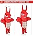 M MH ZONE Inflatable Lobster Costume for Kids BlowUp Funny Cosplay Suit for Halloween Christmas Carnival - Image 4