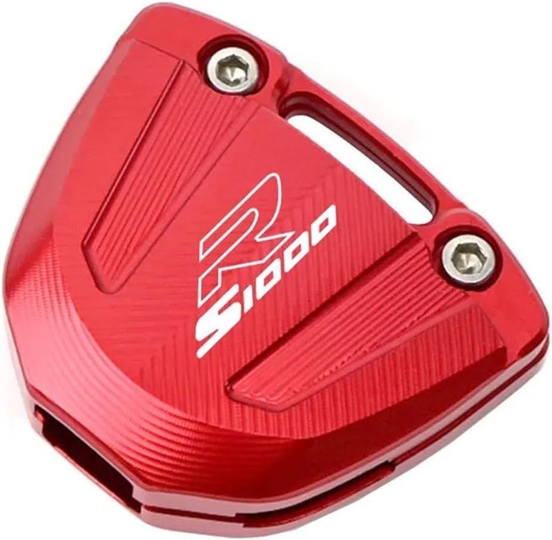 غطية مفتاح دراجة نارية من الألومنيوم CNC لـ S1000XR S1000RR S1000R HP4 HP2 باللون الأحمر - Image 1