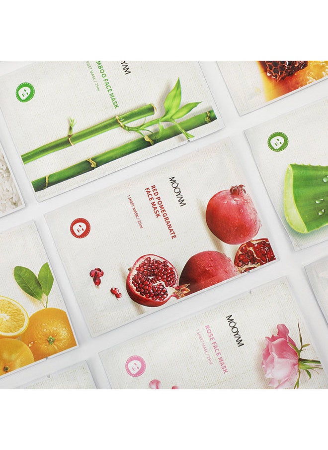 MOOYAM - MOOYAM Honey Facial Mask Sheet Moisturizing Hydrating Face Mask Soothing Firming Facial Mask, 1pcs - Image 1