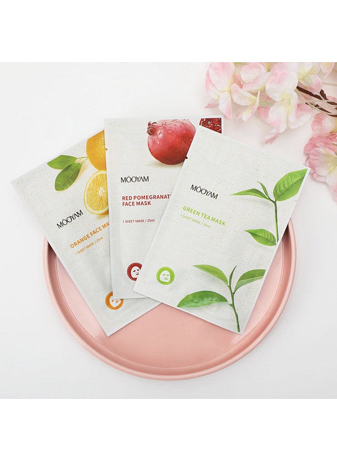 MOOYAM - MOOYAM Honey Facial Mask Sheet Moisturizing Hydrating Face Mask Soothing Firming Facial Mask, 1pcs - Image 1