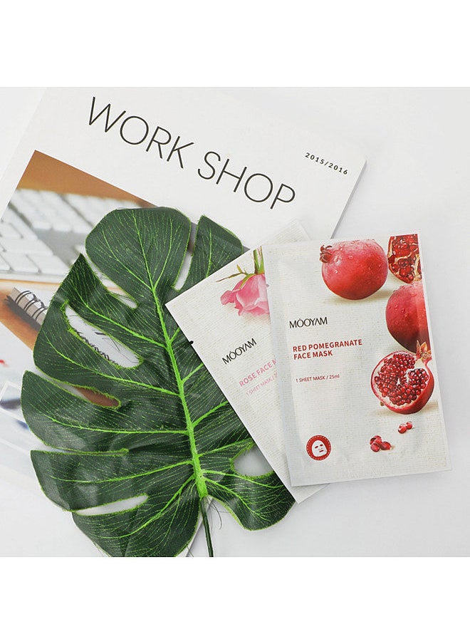 MOOYAM - MOOYAM Honey Facial Mask Sheet Moisturizing Hydrating Face Mask Soothing Firming Facial Mask, 1pcs - Image 1