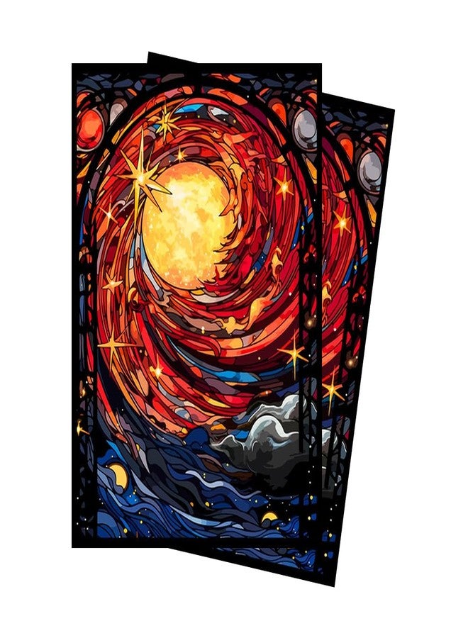 Paramint Spiral Sun MTG Card Sleeves (Smooth) - 104 Count Standard Size TCG Sleeves - Compatible with Magic The Gathering, Lorcana - Double Sleeving - Original Art Design, Premium Protection - Image 1