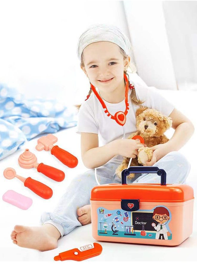 GROIC 14 PCS Dentist Toys Set for Kids, Toddler Doctor Toys Kit Small Lifelike Doctor Equipment Toy Role Play Toys, Pretend Play Doctor Set Educational Dentist Medical Kit  - Image 3