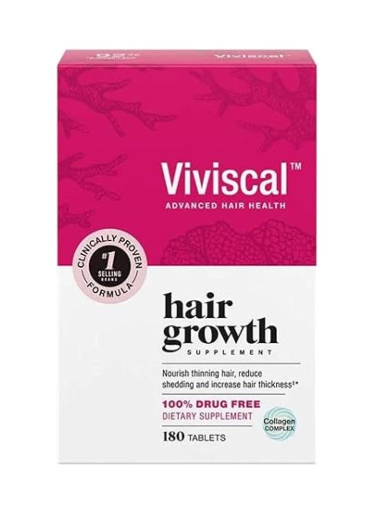 Viviscal - Viviscal Hair Growth Supplement for Women - 180 Tablets - Image 1