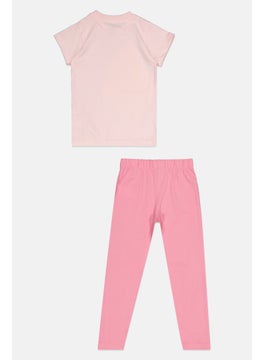 Disney Kids Girl 2 Pieces Princess Pajama Set, Multicolor  - Image 2