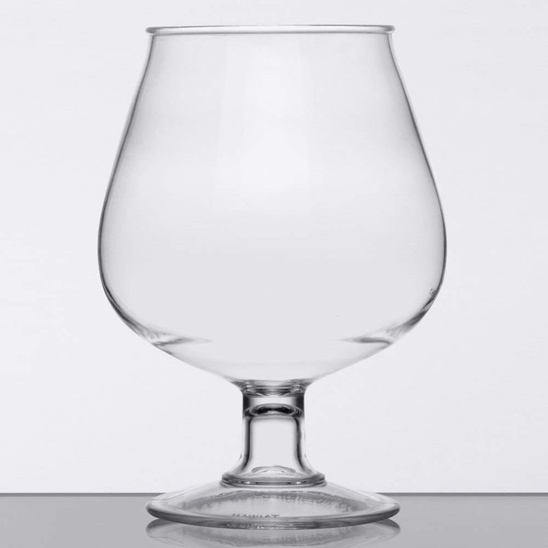 Get G.E.T. BRA-2-PC-CL-EC 16 oz. Plastic Brandy Glasses, Break Resistant Dishwasher Safe Polycarbonate (Pack of 4), Medium - Image 2