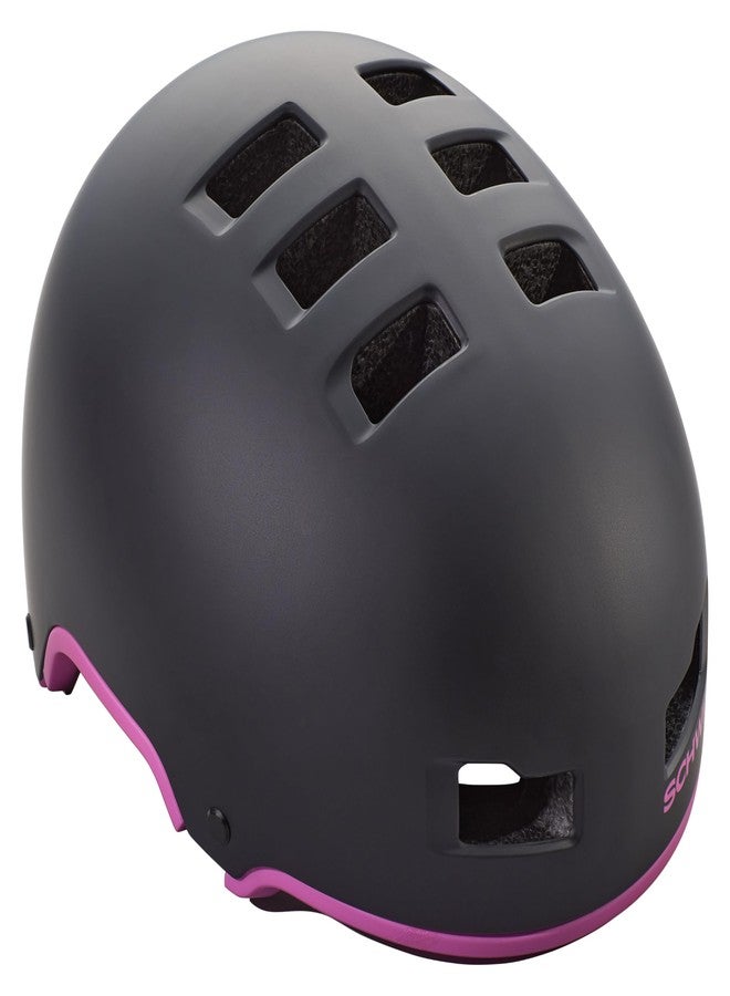 Schwinn Sequel ERT Bike Helmet for Adult Men Women Ages 14 and Up, Can Fit Head Circumference 58-61 cm, 12 Vents, Removeable Padding, Adjustable Fit, Large Black Pink - Image 1