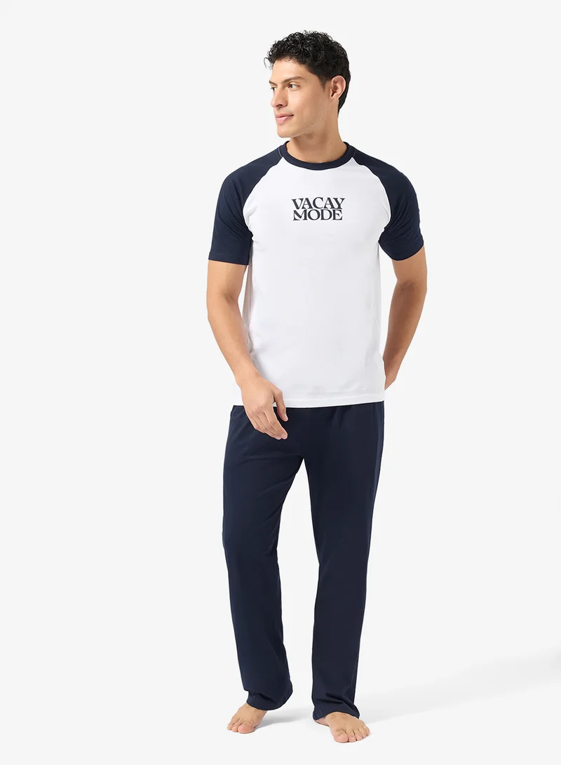Robert Wood  Regular fit tee and Pant set for Men | Best Price UAE