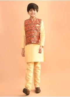 LILPICKS Kurta Pajama Set with Nehru Jacket  - Image 1
