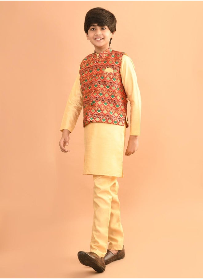 LILPICKS - Kurta Pajama Set with Nehru Jacket - Image 1