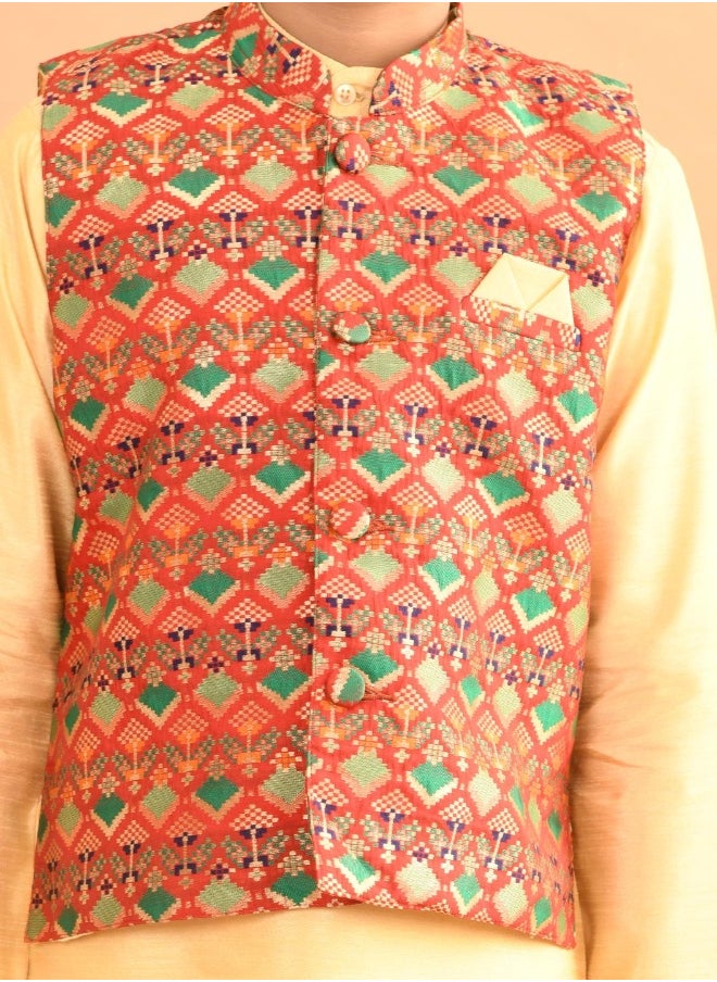 LILPICKS - Kurta Pajama Set with Nehru Jacket - Image 1