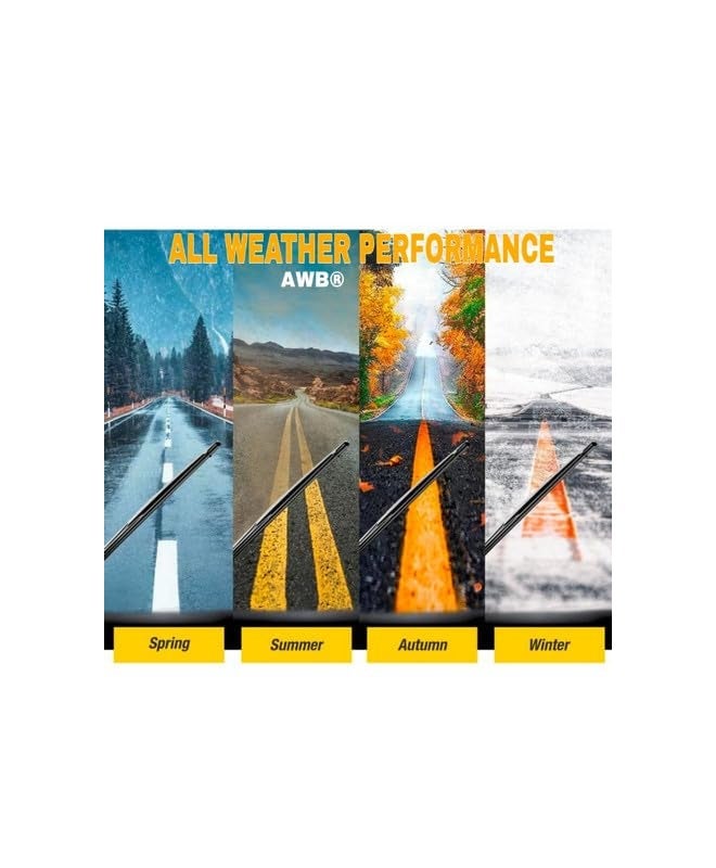 AWB® Wiper Blades Compatible with A6(2012-2019) Pack of 2 - Image 4