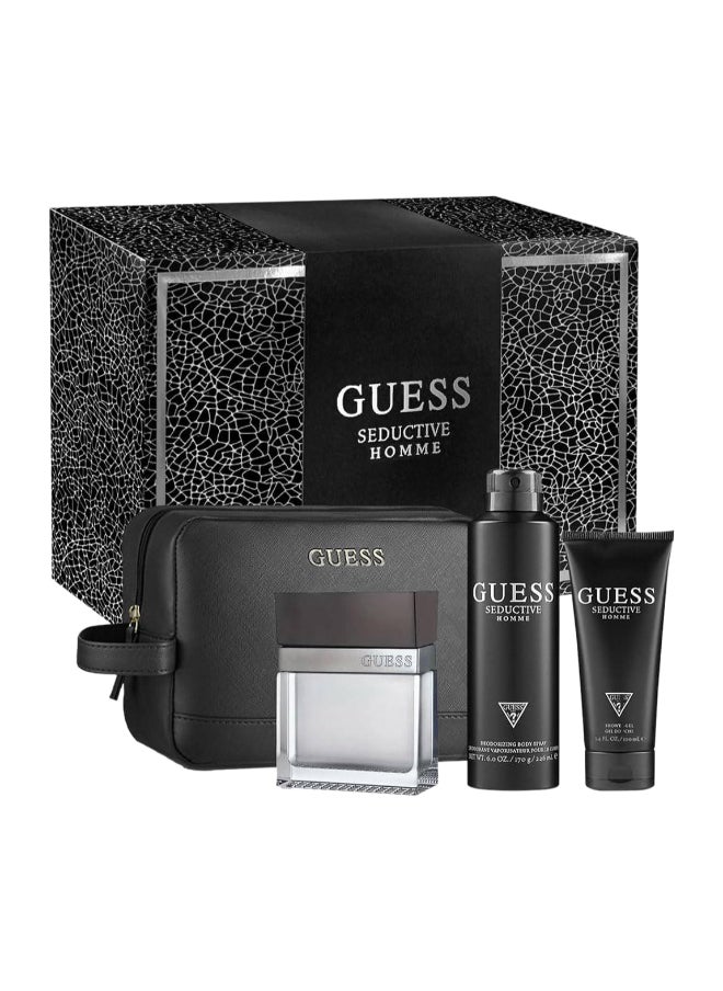 GUESS SEDUCTIVE M HOME EDT 100ML+100ML SG+226ML BS SET