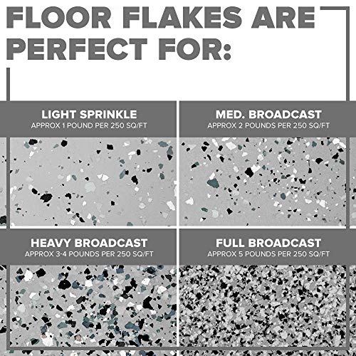 INSL-X PRODUCTS EGF900099-EA Combo Decorative Floor Flakes, 12 oz, Gray - Image 5