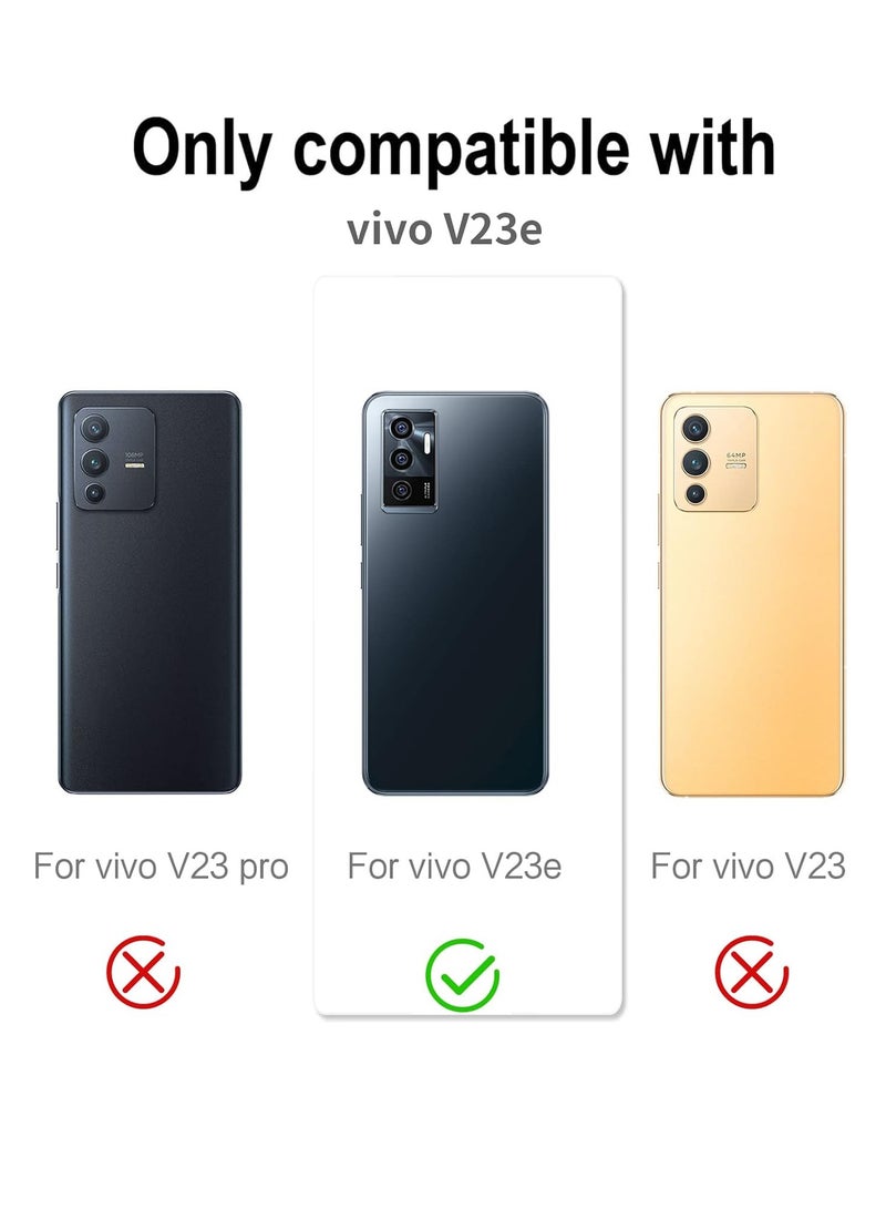 تين تك جراب شفاف بزوايا مضادة للصدمات من البولي يوريثين المقاوم للحرارة لموبايل فيفو V23e /  Vivo V23eمن تين تك – شفاف - Image 2