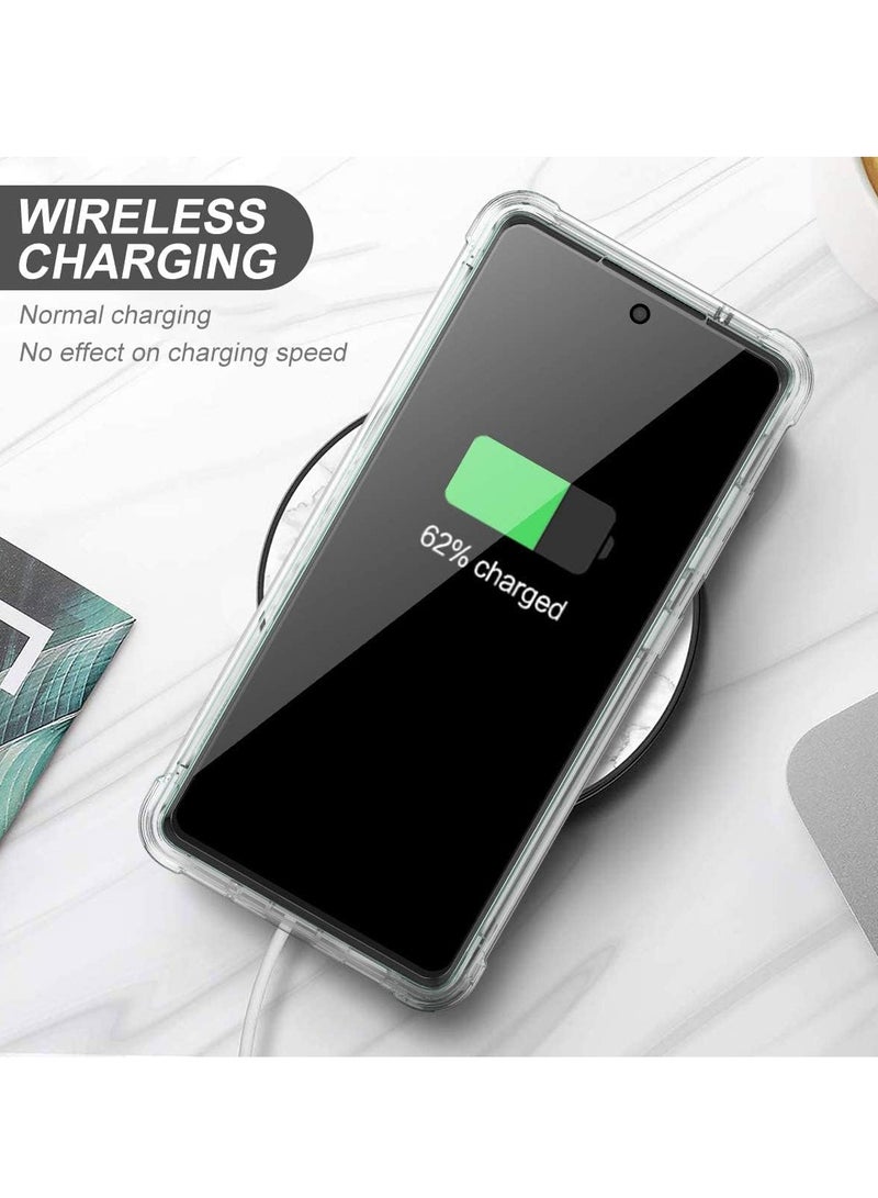 تين تك جراب شفاف بزوايا مضادة للصدمات من البولي يوريثين المقاوم للحرارة لموبايل فيفو V23e /  Vivo V23eمن تين تك – شفاف - Image 4