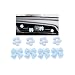 FALVFUN 8PCS Car Air Vent Clips Cute Bow Sunflower Vehicle Vent Decorations Charm Aesthetic Automotive Interior Outlet Ornament Accessories Universal for SUV Sedan Truck Blue - Image 2