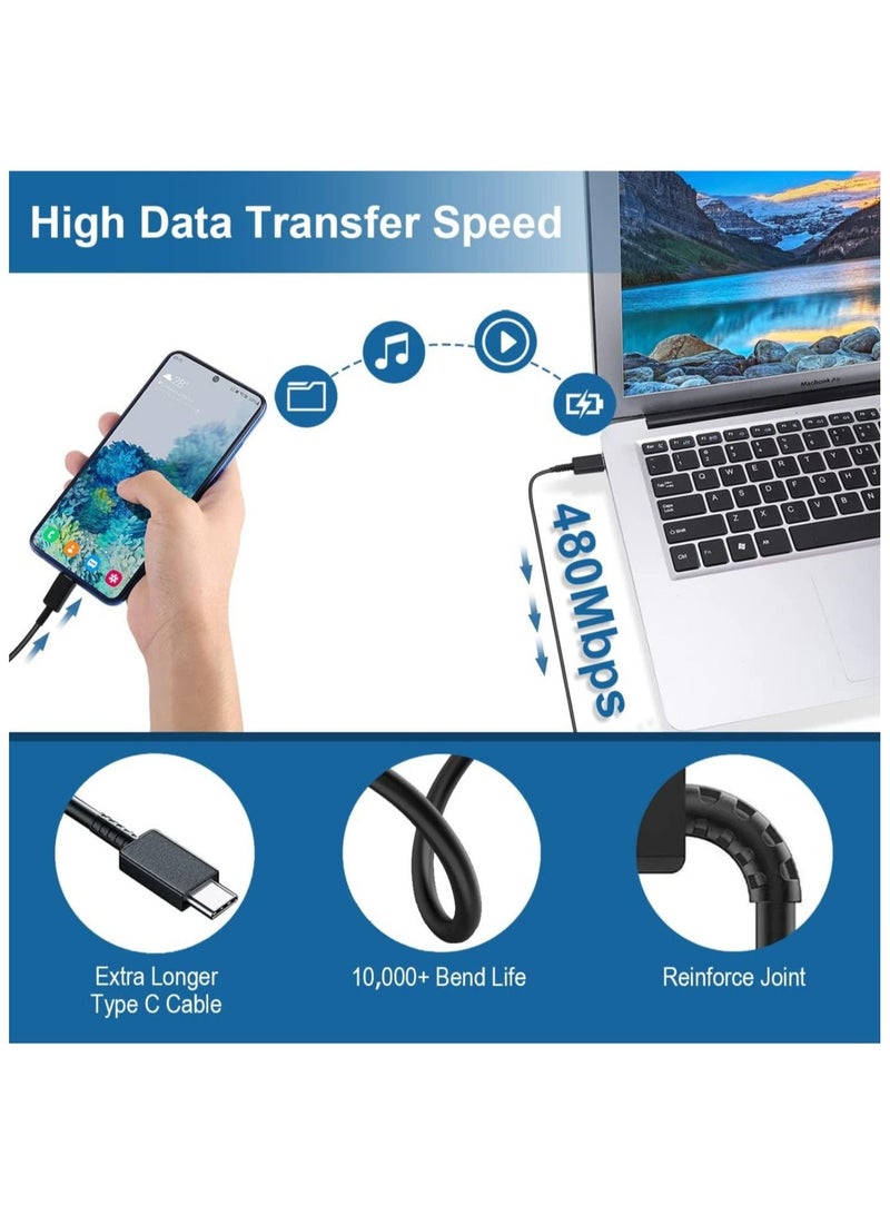 25W USB C Fast Charger for Samsung, USB C Charger Plug Wall Charger with 1M USB C Cable for Samsung Galaxy S23 Ultra/S23+/S23/S22 Ultra/S22+/S22/S21 Ultra/S21+/S21/S20 - Image 4