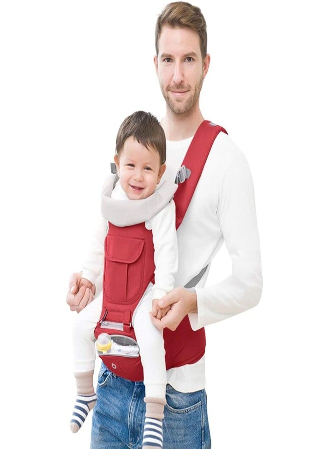 أو بيبي حاملة أطفال من أوبابي، مقعد للورك قابل للتعديل/مريح/خفيف الوزن/ناعم/يدعم أسفل الظهر، مصنوعة من القطن الأنيق مع 5 وضعيات للحمل، مناسبة للسفر والاستخدام اليومي، من حديثي الولادة إلى الأطفال الصغار (من 0 إلى 36 شهرًا). - Image 1