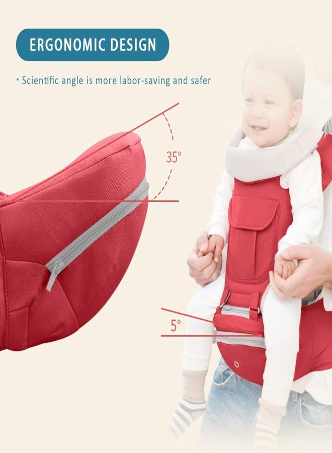 أو بيبي حاملة أطفال من أوبابي، مقعد للورك قابل للتعديل/مريح/خفيف الوزن/ناعم/يدعم أسفل الظهر، مصنوعة من القطن الأنيق مع 5 وضعيات للحمل، مناسبة للسفر والاستخدام اليومي، من حديثي الولادة إلى الأطفال الصغار (من 0 إلى 36 شهرًا). - Image 4