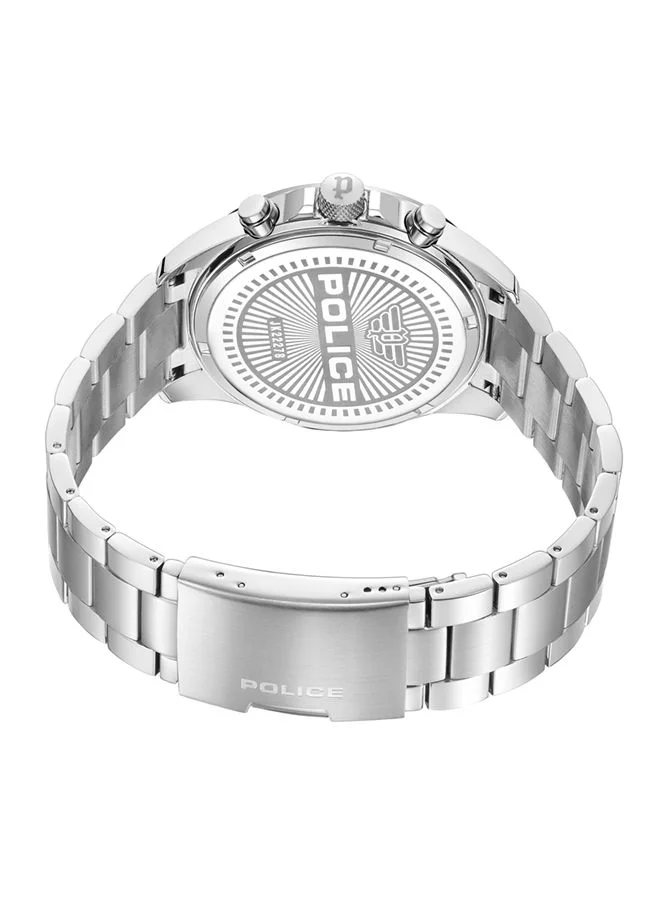بوليس Malawi 45mm Men's Multifunction Watch with Stainless Steel Bracelet