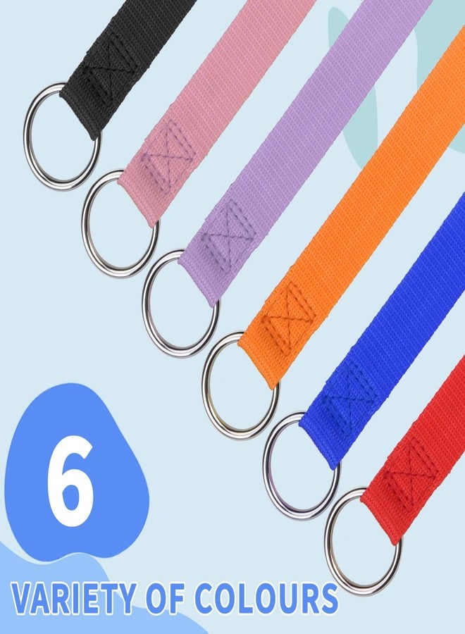 اتش او ام آي أم بي مقود انزلاقي للكلاب من هوميمب، طوله 6 أقدام - 6 قطع بألوان متنوعة، مناسب للكلاب الصغيرة والمتوسطة والكبيرة، مثالي لإنقاذ الحيوانات الأليفة وتزيينها - مصنوع من النايلون المتين بطول 6 أقدام، مناسب للملاجئ والعيادات البيطرية والتدريب. - Image 2