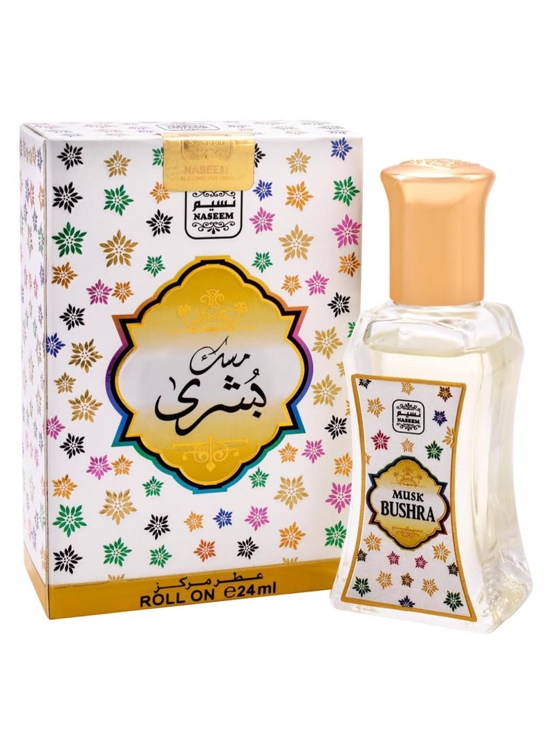 Naseem Perfumes Bushra Roll On Perfume Subtle Tone Eau De Parfum For Men & Women 24 ml - Image 1